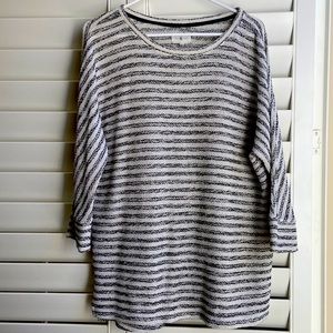 Simple striped knit sweater